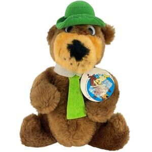 Vintage 1980s Hanna-Barbera Yogi Bear Plush Toy Stuffed Animal NWT